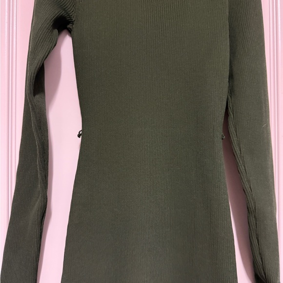 Karen Millen Knitted Turtleneck Belted Flippy Hem Mini Dress - Picture 10 of 12